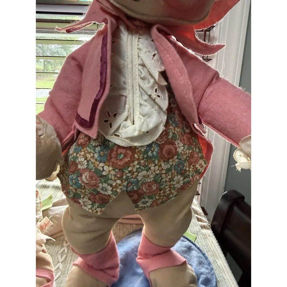 Large Annalee Easter Bunny Dolls Made in USA 22
